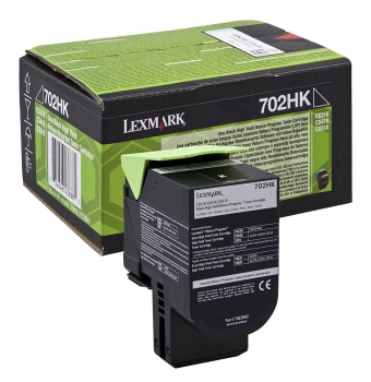 Original Tonerkartusche -  Lexmark 70C2HK0 ( 702HK ) Black