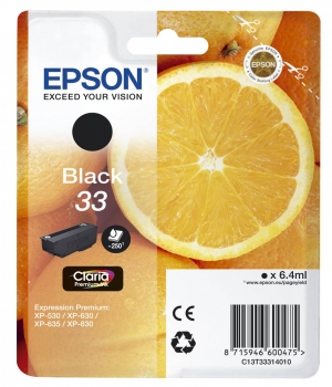 Original Tintenpatrone  -  Epson T33 Black