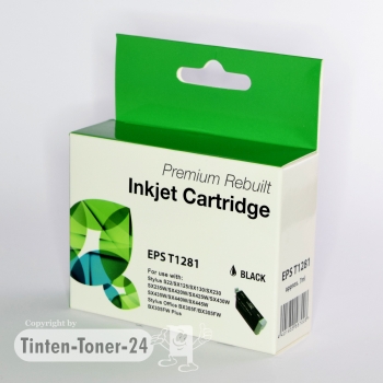 Kompatible Tintenpatrone  -  Epson T1281 Black