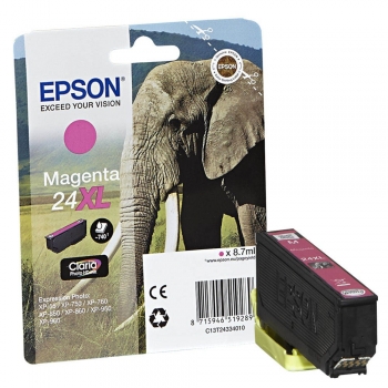 Original Tintenpatrone  -  Epson T24XL Magenta