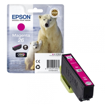 Original Tintenpatrone  -  Epson T26 Magenta