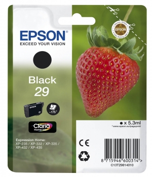 Original Tintenpatrone  -  Epson T29 Black