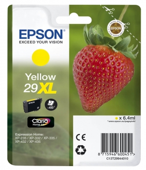 Original Tintenpatrone  -  Epson T29XL Yellow