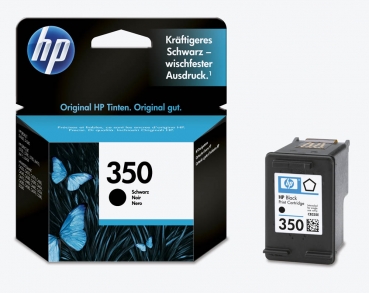 Original Tintenpatrone  -  HP 350 Black