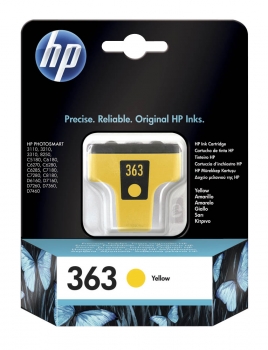 Original Tintenpatrone  -  HP 363 Yellow