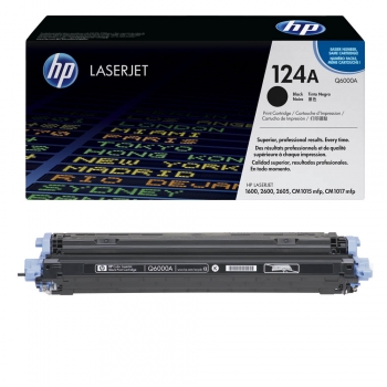 Original Tonerkartusche -  HP Q6000A ( HP124A ) Black