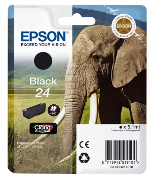 Original Tintenpatrone  -  Epson T24 Photo Black